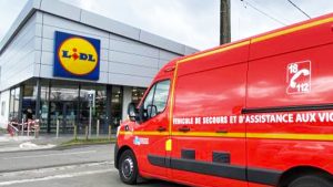 Panico nel parcheggio di Lidl