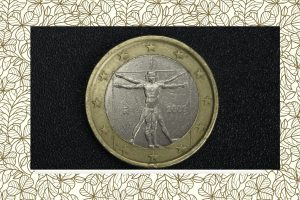 sette monete da 1 euro