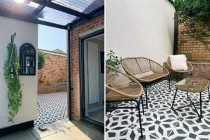 Una terrazza vecchia trasformata con meno di 60 euro