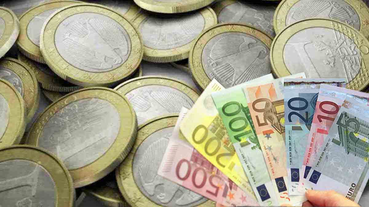 Moneta da 1 euro con croce