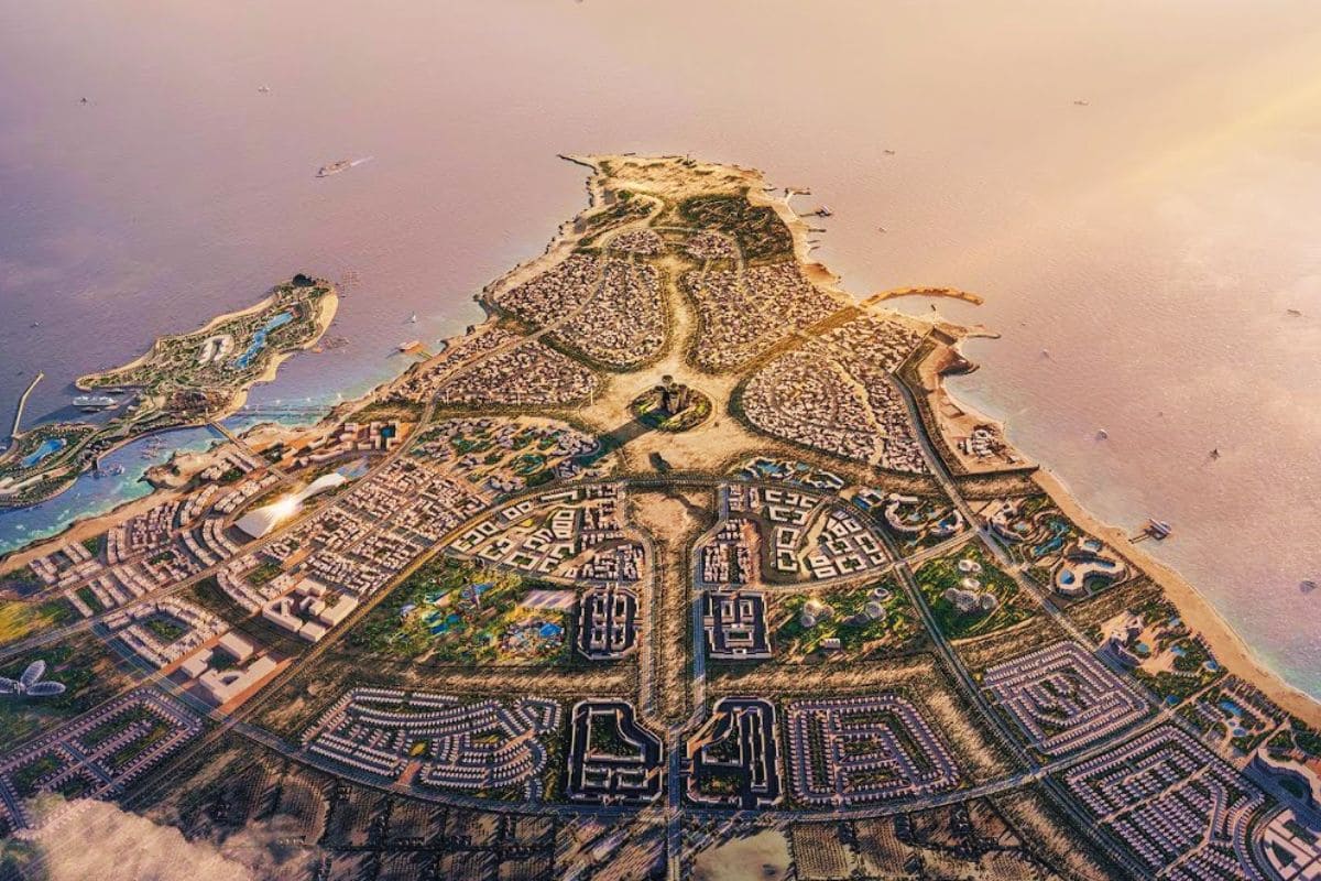 cantiere della nuova città di Ras el-Hekma in Egitto