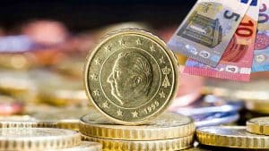 La moneta da 10 centesimi belga del 1999