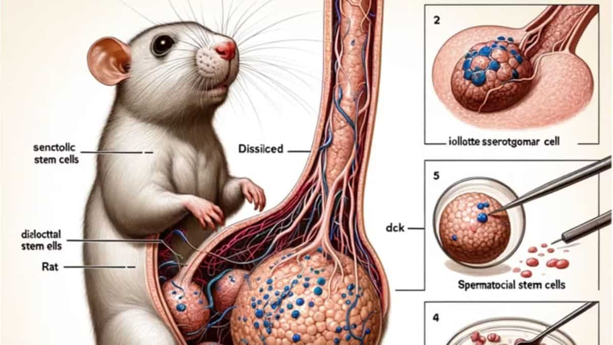 immagine assurda di un topo con un pene XXL