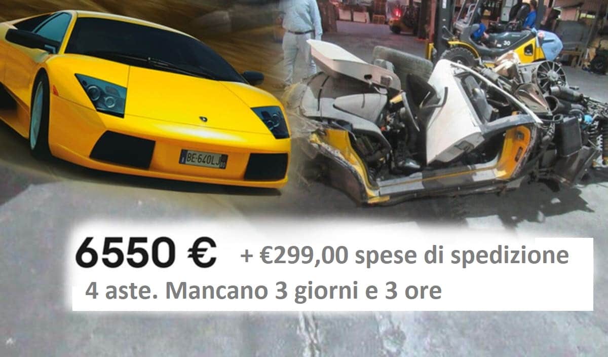 Due vere Lamborghini per 6 550 euro ma dietro c’è sicuramente un trucco
