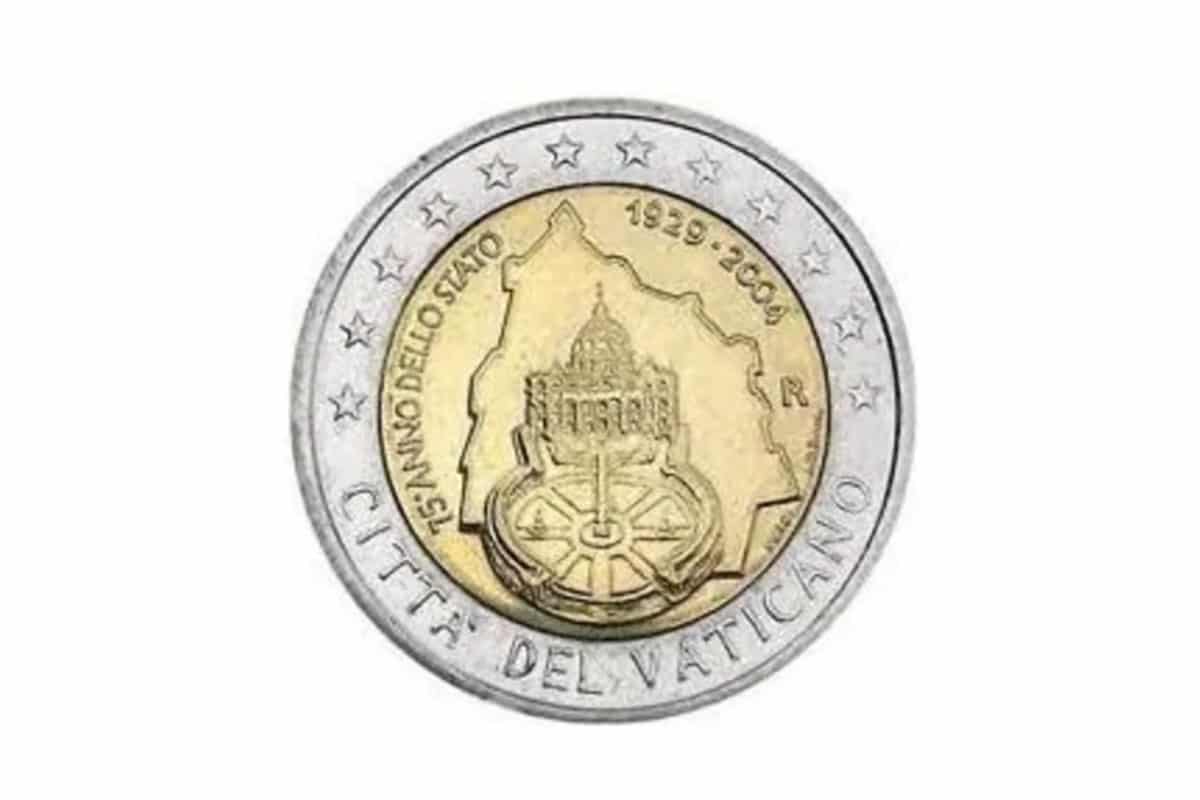 Le monete da 2 euro del Vaticano del 2004