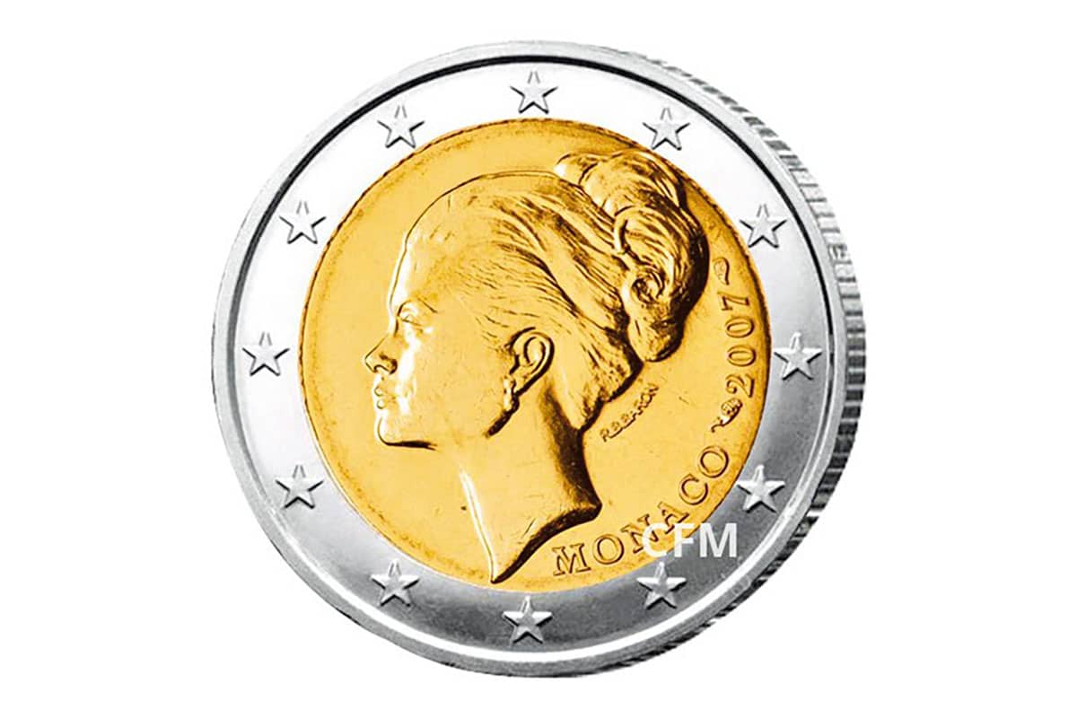 Le monete da 2 euro di Monaco del 2007