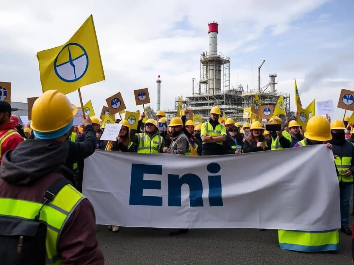 Eni Versalis Marghera, 49 lavoratori ricollocati: esplode la protesta sindacale