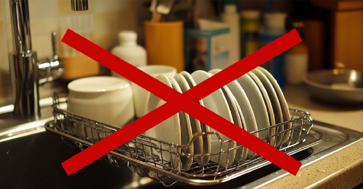 Questa nuova tendenza tiene la cucina in ordine senza occupare il lavandino