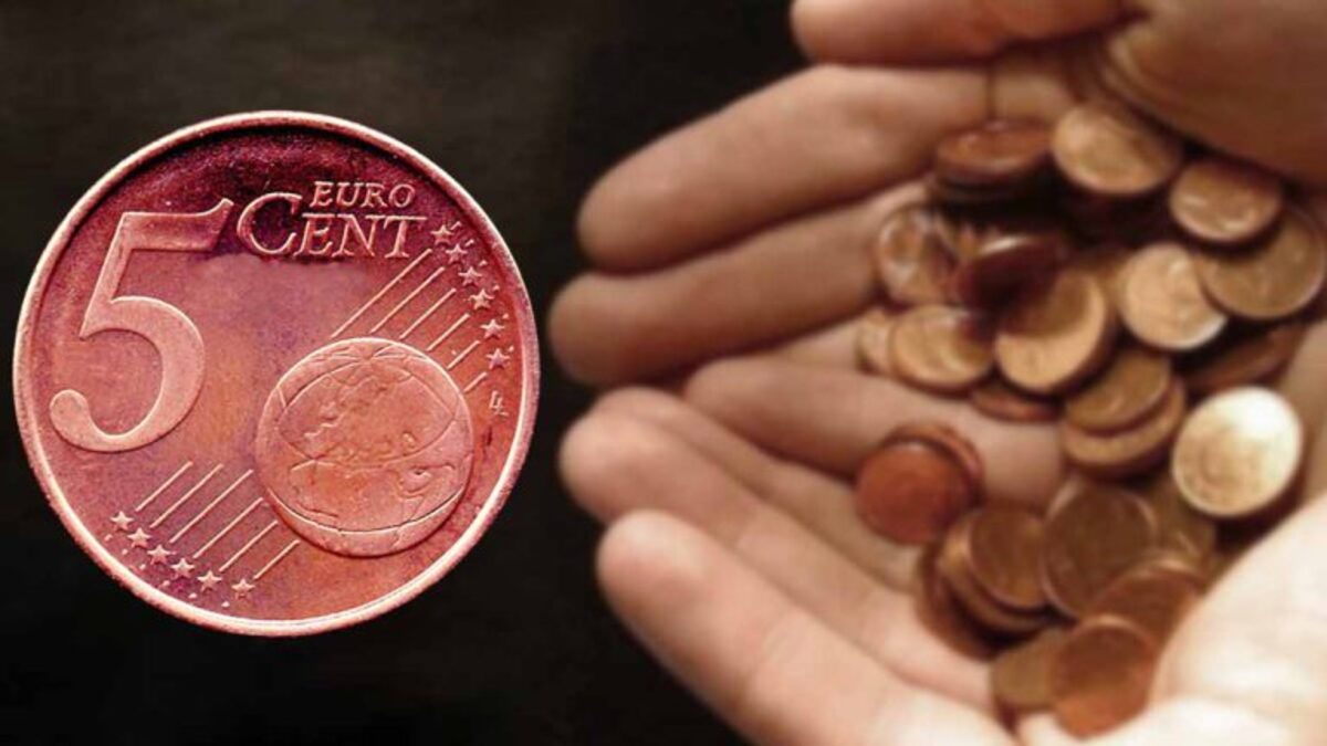 moneta da 5 cent del 1999