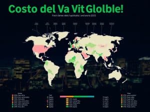 Il costo della vita nei Paesi del mondo