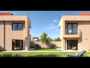Villette bifamiliari con giardino da 60.000 euro: privacy, con esterni