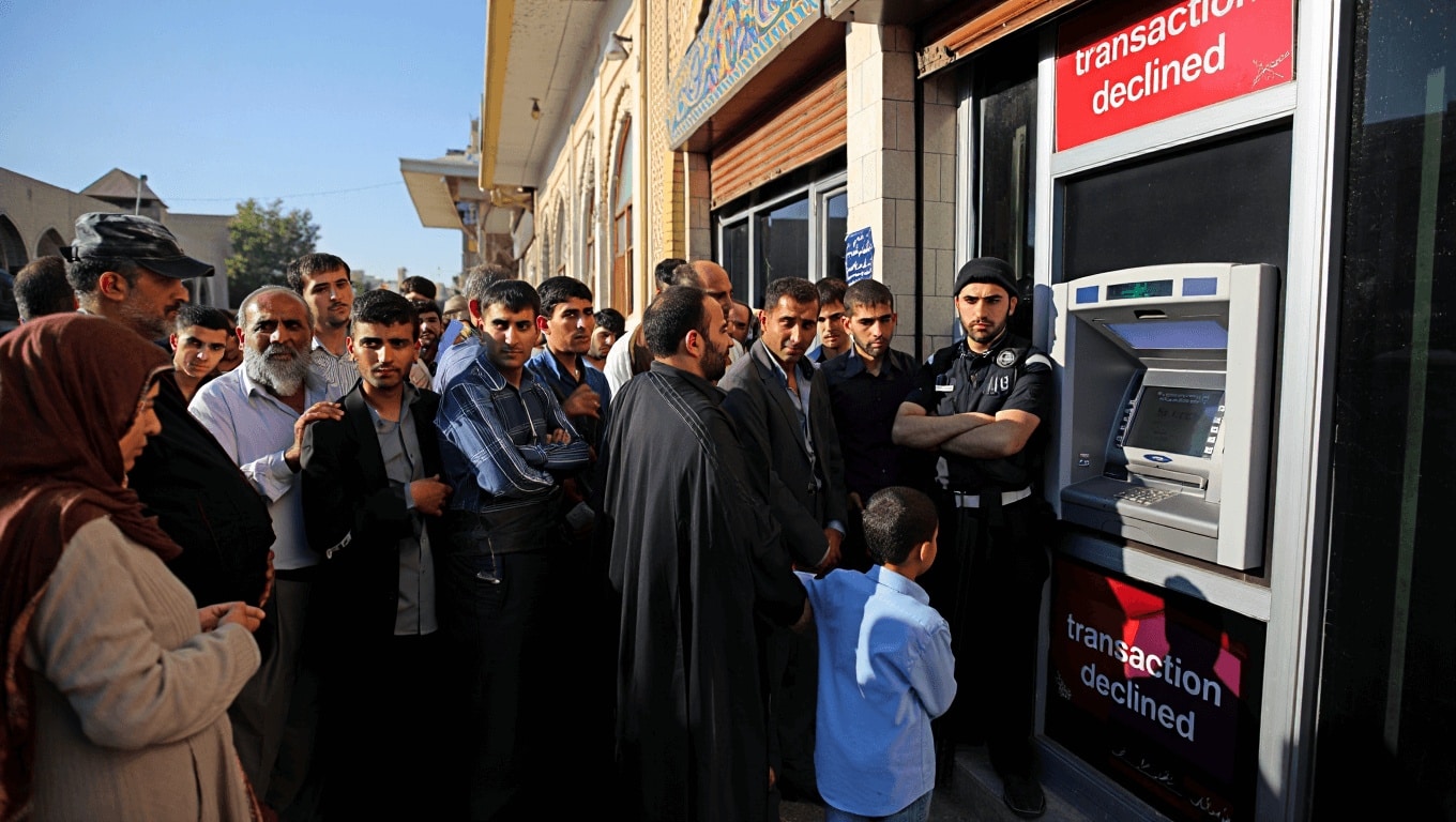Inflazione e caos economico in Iran: la corsa ai contanti che svuota gli sportelli
