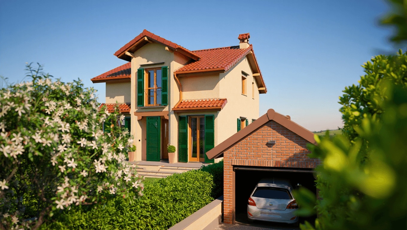 La casa che tutti vogliono: una villetta bifamiliare da 60.000 euro con giardino e garage